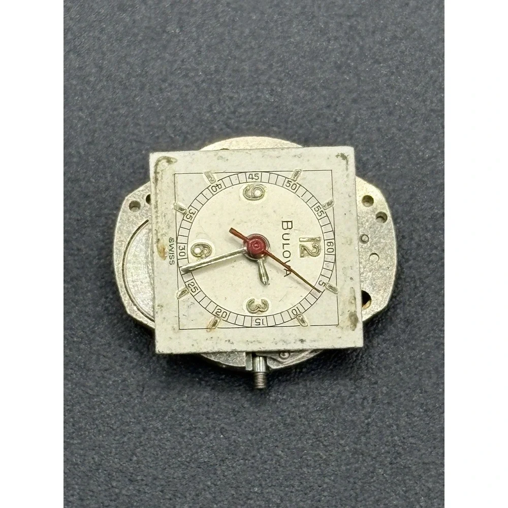Bulova Ladies Watch Movement 6CFC Free Balance As-Is D15